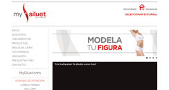Desktop Screenshot of mysiluet.com