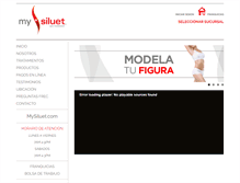 Tablet Screenshot of mysiluet.com